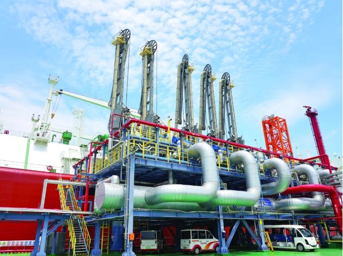 惠州LNG接收站首艘抵达的LNG船舶，9月底将正式运营